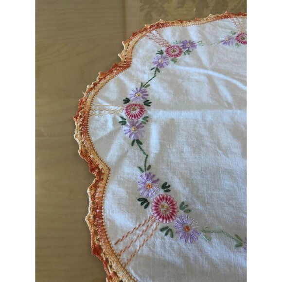 LOT of 6 Hand Embroidered Table Runners - Picture 3 of 16